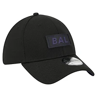 Casquette 39THIRTY Flex noire New Era pour homme des Baltimore Ravens