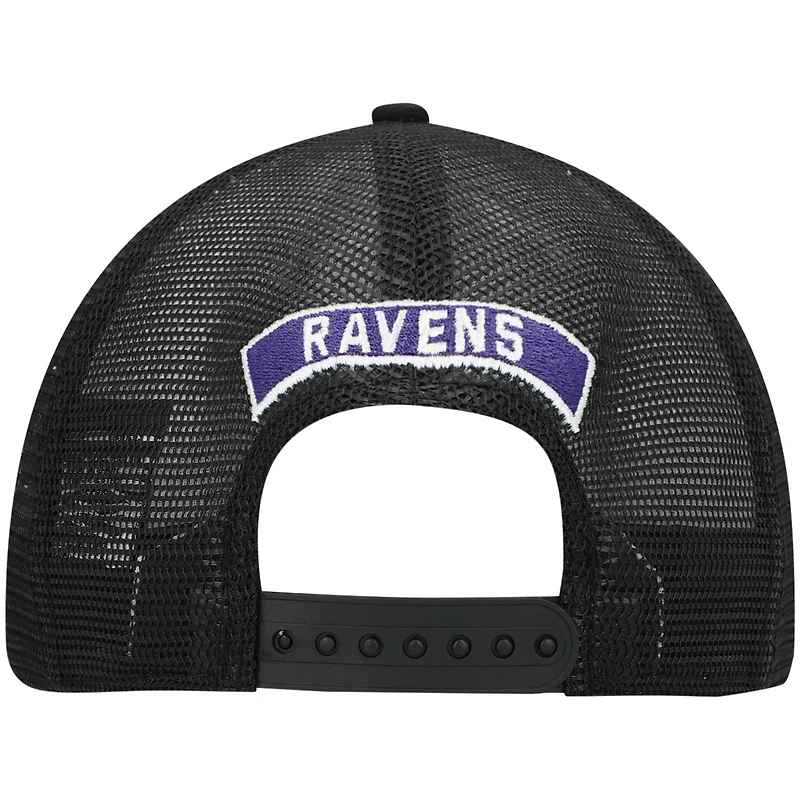 Casquette 9FIFTY Snapback Trucker Shade Trucker des Baltimore Ravens New Era noire pour homme
