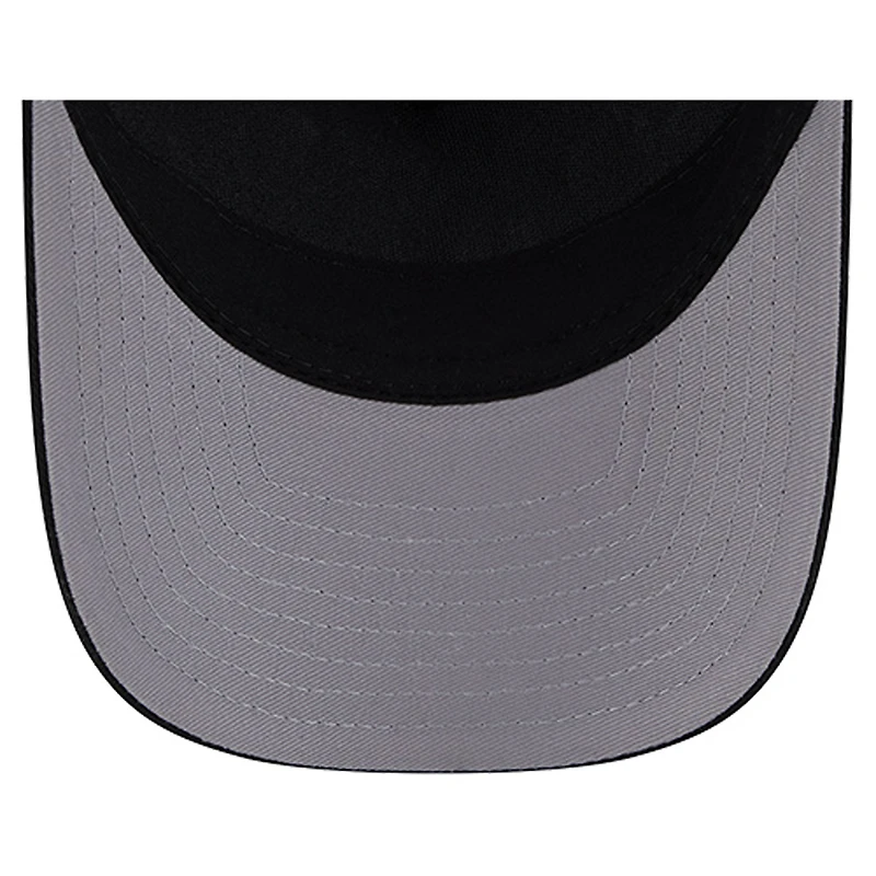 Men's New Era  Black Baltimore Ravens Side Lines 9FORTY Adjustable Hat