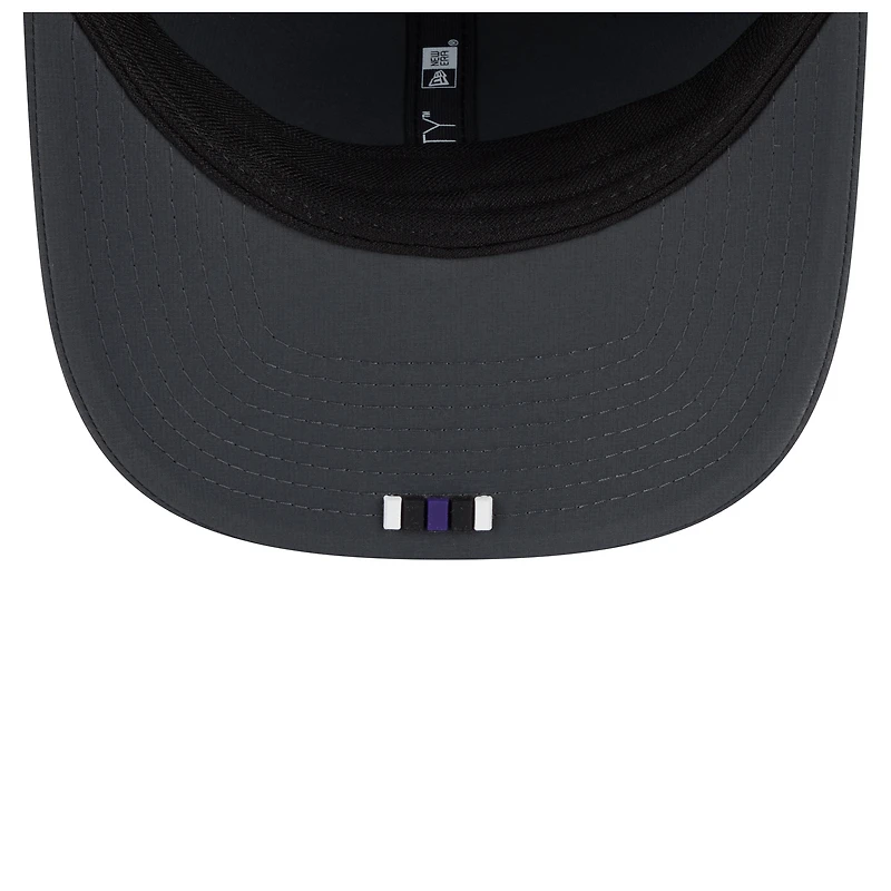 Men's New Era Charcoal Baltimore Ravens 2025 Sideline Cold Weather 9SEVENTY Adjustable Hat