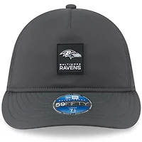 Men's New Era Charcoal Baltimore Ravens 2025 Sideline Cold Weather Retro Crown 59FIFTY Fitted Hat