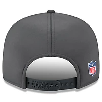 Casquette snapback 9FIFTY à panneau fendu sur le côté pour homme New Era, couleur charbon, Baltimore Ravens 2025