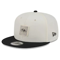 Men's New Era  Cream/Black Baltimore Ravens 2026 NFL Training Camp 9FIFTY Snapback Hat