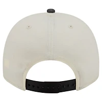 Men's New Era  Cream/Black Baltimore Ravens Washed A-Frame 9FIFTY Snapback Hat