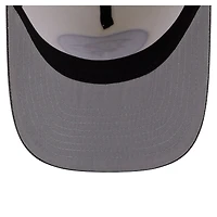 Men's New Era  Cream/Black Baltimore Ravens Washed A-Frame 9FIFTY Snapback Hat