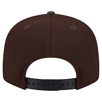 Men's New Era  Dark Brown Baltimore Ravens Burnt Wood Camo 9FIFTY Snapback Hat