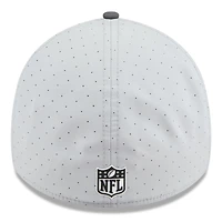 Men's New Era  Gray/Graphite Baltimore Ravens 2025 NFL Training Camp 39THIRTY Flex Hat