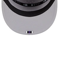 Men's New Era Gray Baltimore Ravens 2025 Sideline  Split Panel 9FIFTY Snapback Hat