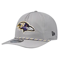 Casquette New Era grise Baltimore Ravens Rope 19TWENTY pour homme
