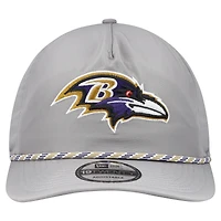 Casquette New Era grise Baltimore Ravens Rope 19TWENTY pour homme