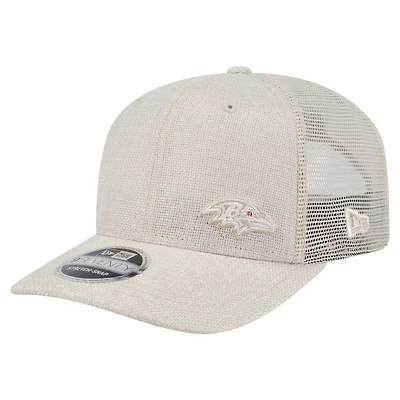 Casquette extensible à boutons-pression Baltimore Ravens Flawless 9SEVENTY de New Era pour homme