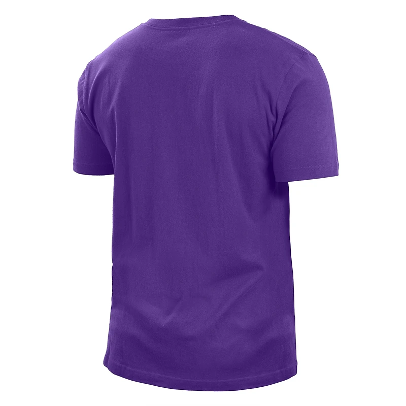 Men's New Era Purple Baltimore Ravens 2022 Sideline Ink Dye T-Shirt