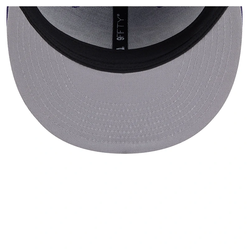 Casquette snapback New Era 9FIFTY violette Baltimore Ravens pour homme