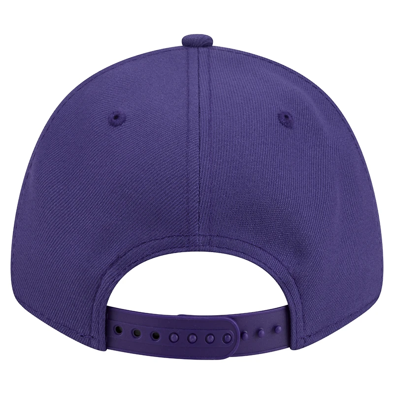 Casquette ajustable New Era violette Baltimore Ravens Core Team 9FORTY pour homme