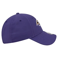 Casquette ajustable New Era violette Baltimore Ravens Core Team 9FORTY pour homme