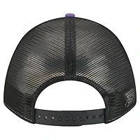 Casquette ajustable New Era violette Baltimore Ravens Linear A-Frame 9FORTY pour homme