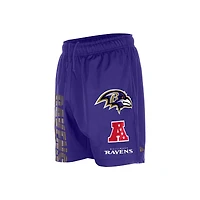 Men's New Era  Purple Baltimore Ravens Match Shorts