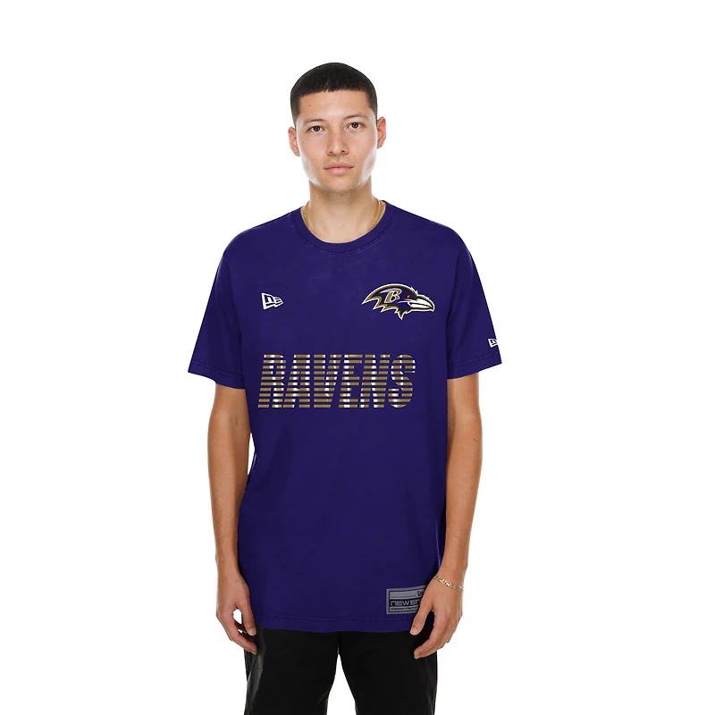 T-shirt New Era violet Baltimore Ravens pour homme