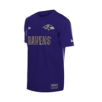 Men's New Era  Purple Baltimore Ravens Match T-Shirt