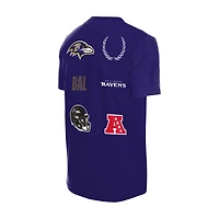 Men's New Era  Purple Baltimore Ravens Match T-Shirt