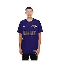 Men's New Era  Purple Baltimore Ravens Match T-Shirt