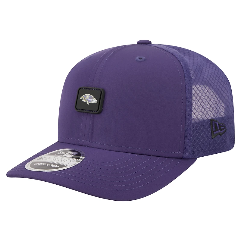 Casquette ajustable New Era violette Baltimore Ravens Micro Badge 9SEVENTY pour homme