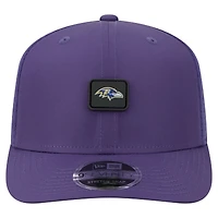 Men's New Era Purple Baltimore Ravens Micro Badge 9SEVENTY Adjustable Hat
