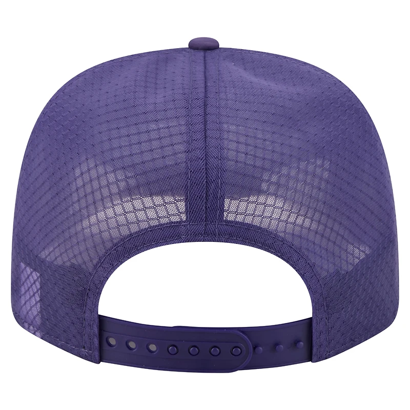 Men's New Era Purple Baltimore Ravens Micro Badge 9SEVENTY Adjustable Hat