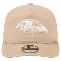 Casquette ajustable 19TWENTY des Baltimore Ravens de New Era pour homme, couleur beige
