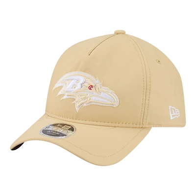 Men's New Era Tan Baltimore Ravens Apex 9FORTY Adjustable Hat