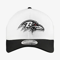 Men's New Era  White Baltimore Ravens 2026 NFL Draft 9SEVENTY COOLERA Adjustable Hat