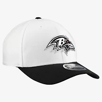 Men's New Era  White Baltimore Ravens 2026 NFL Draft 9SEVENTY COOLERA Adjustable Hat