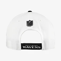 Men's New Era  White Baltimore Ravens 2026 NFL Draft 9SEVENTY COOLERA Adjustable Hat