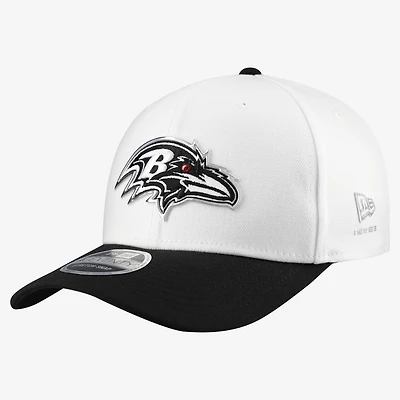 Men's New Era  White Baltimore Ravens 2026 NFL Draft 9SEVENTY COOLERA Adjustable Hat