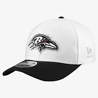 Men's New Era  White Baltimore Ravens 2026 NFL Draft 9SEVENTY COOLERA Adjustable Hat