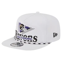 Casquette de golf à visière snapback Collide des Baltimore Ravens de New Era pour homme