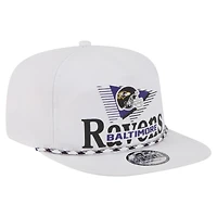 Casquette de golf à visière snapback Collide des Baltimore Ravens de New Era pour homme