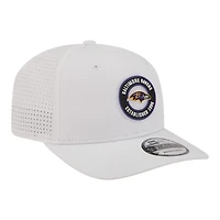 Men's New Era  White Baltimore Ravens COOLERA 9SEVENTY Adjustable Hat