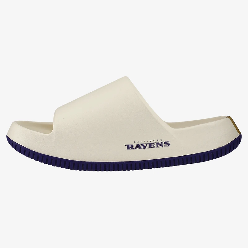 Sandales Nike Baltimore Ravens Calm Slides 2.0 pour hommes