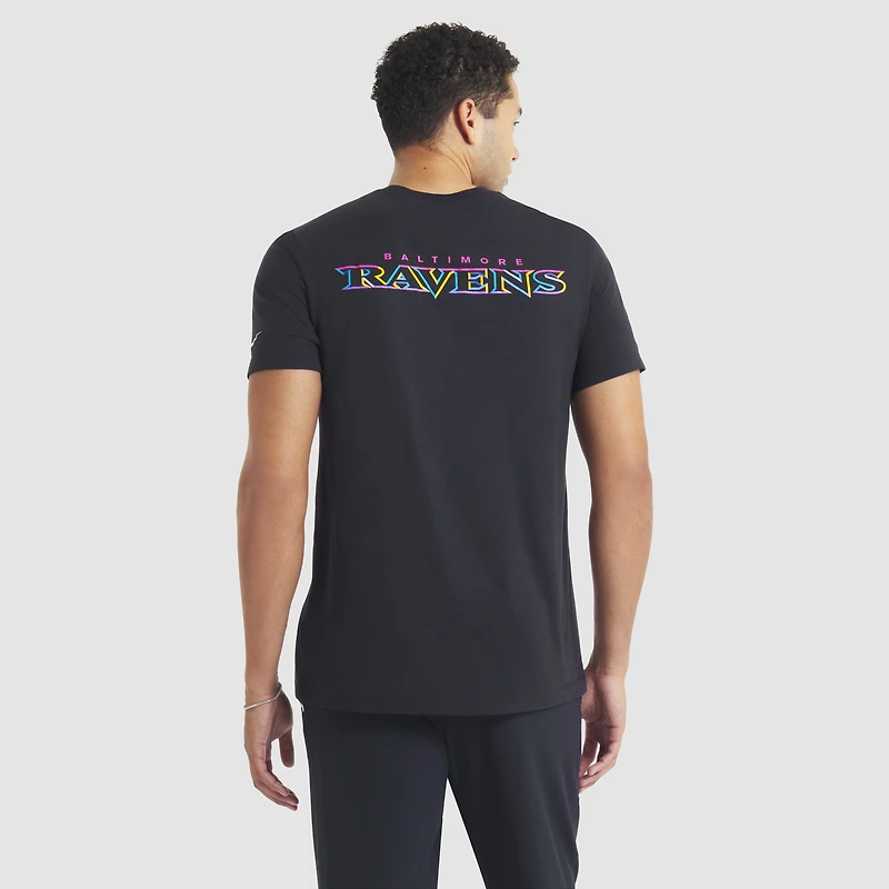 Men's Nike Black Baltimore Ravens 2025 NFL Crucial Catch Tri-Blend Dri-FIT T-Shirt