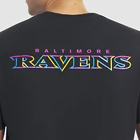 Men's Nike Black Baltimore Ravens 2025 NFL Crucial Catch Tri-Blend Dri-FIT T-Shirt