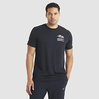 Men's Nike Black Baltimore Ravens 2025 NFL Crucial Catch Tri-Blend Dri-FIT T-Shirt