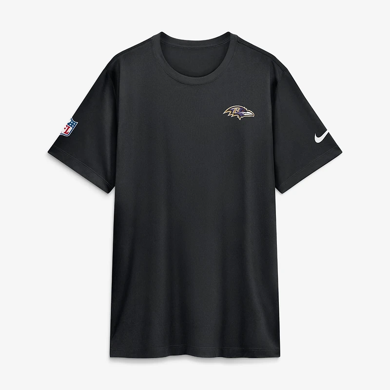 Men's Nike Black Baltimore Ravens Alt Legend Small Logo Dri-FIT T-Shirt