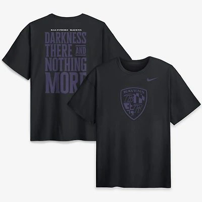 Men's Nike Black Baltimore Ravens Backfield Disruptor Max 90 T-Shirt
