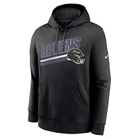 Men's Nike Black Baltimore Ravens Club Fleece Pullover Hoodie