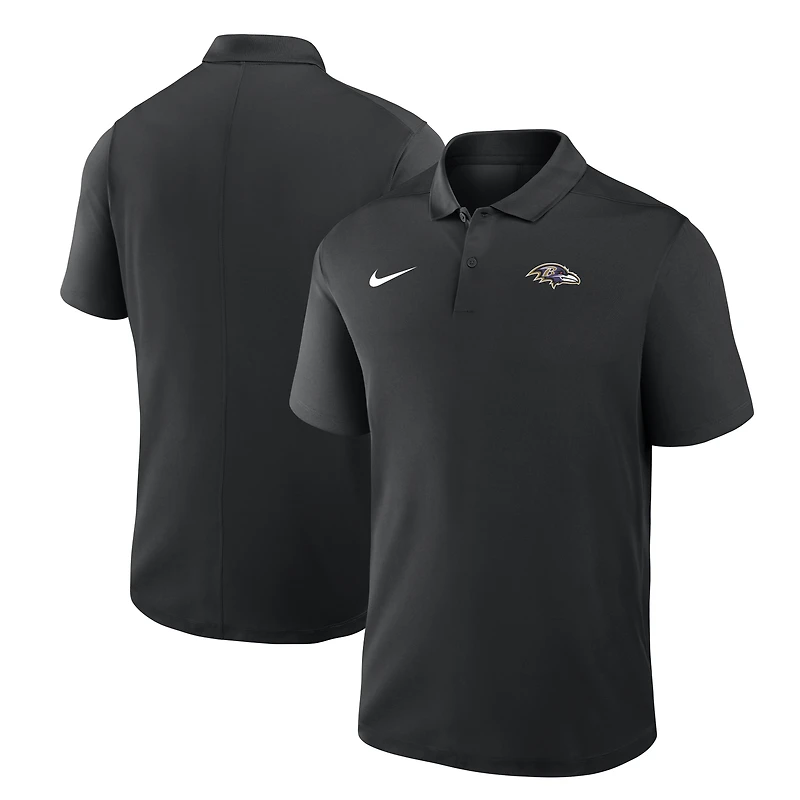 Polo Nike Dri-FIT Victory noir pour homme, Baltimore Ravens