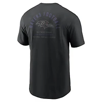 Men's Nike  Black Baltimore Ravens Essential T-Shirt