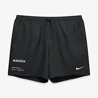Men's Nike Black Baltimore Ravens Form Dri-FIT Shorts