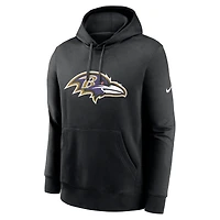 Men's Nike Black Baltimore Ravens Primetime Club Logo Hoodie