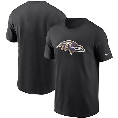 Men's Nike Black Baltimore Ravens Primetime Logo Essential T-Shirt